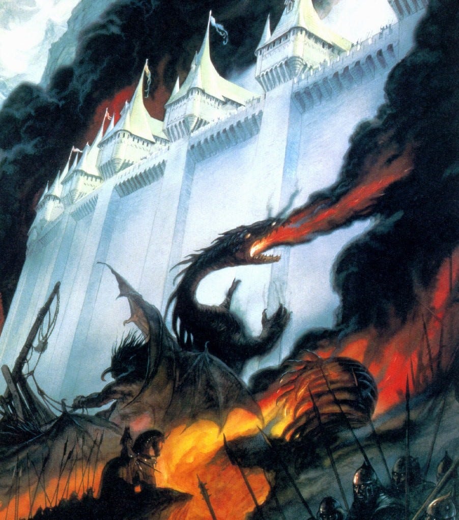 Inside Middle-earth — Dragons, by Alejandro Orradre