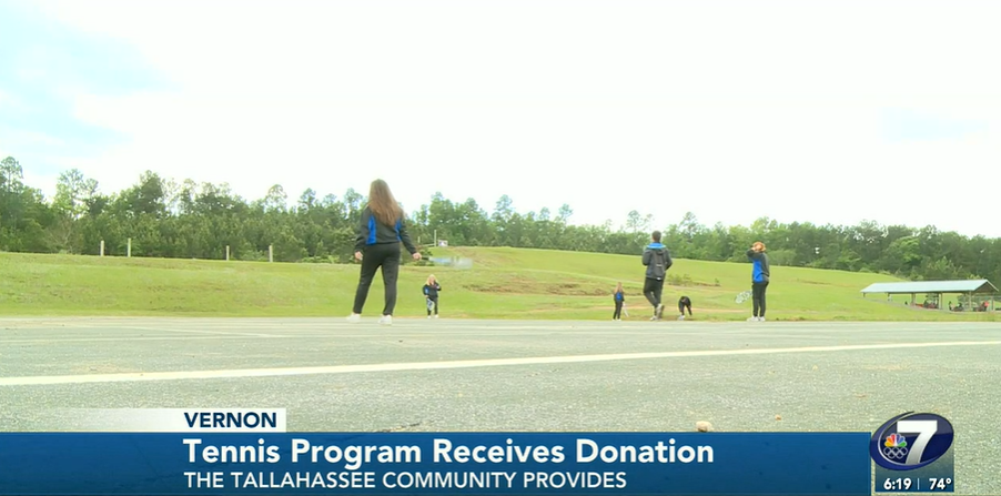 Tennis Pro gives back to a local HS team…