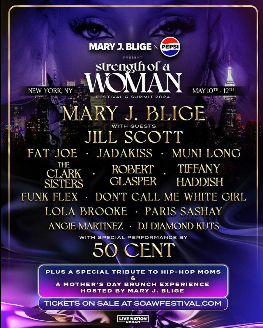 Mary J. Blige’s Strength of A Woman Festival Tickets and Lineup Out Now