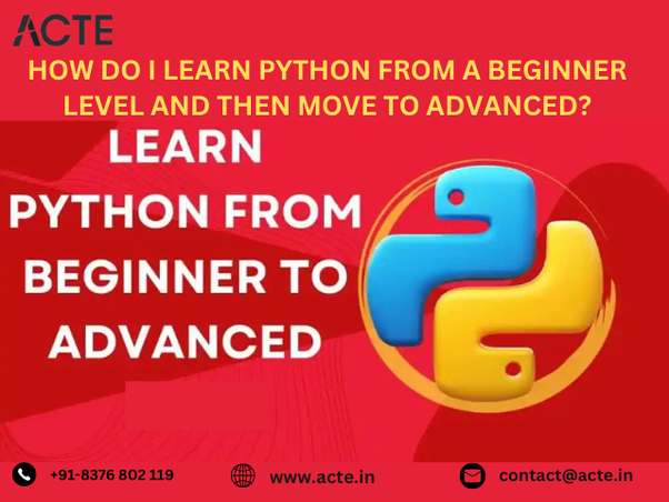 python beginner to advanced — ACTE Techologies