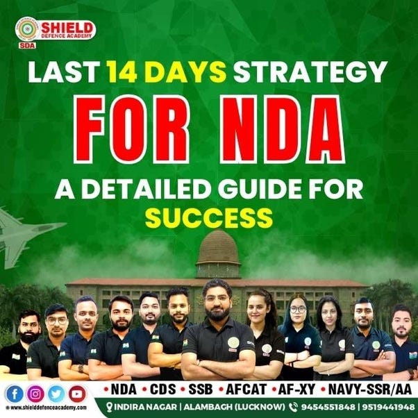 Top NDA coaching in Lucknow Shield defence academy