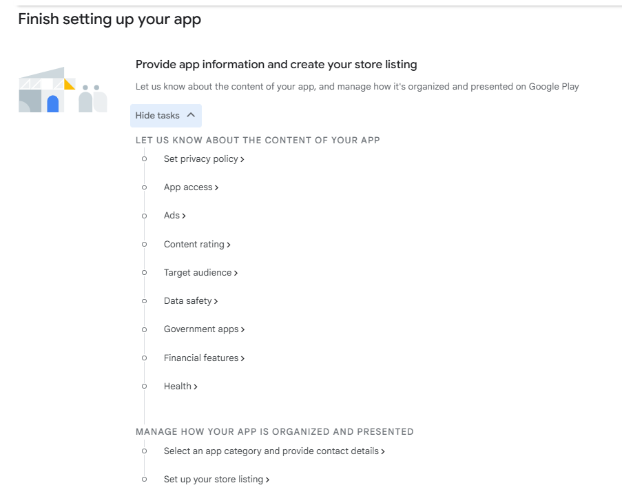 Preview image for Publish your first app on Google Play