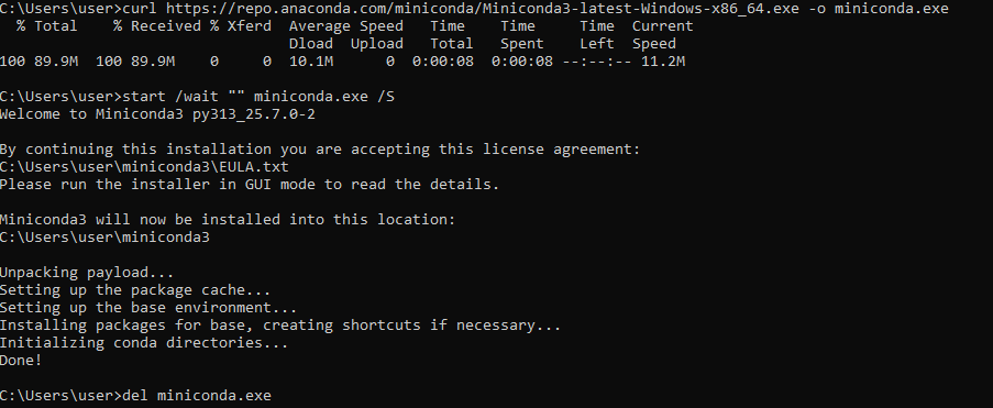 Installing Miniconda. I just want to share how to install… | by Walker ...