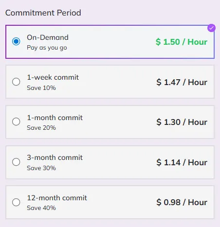 Commitment Period