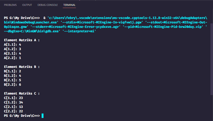 Perkalian Matriks Ordo 2x2 Pada Bahasa Pemograman C++ | by Febryo ...