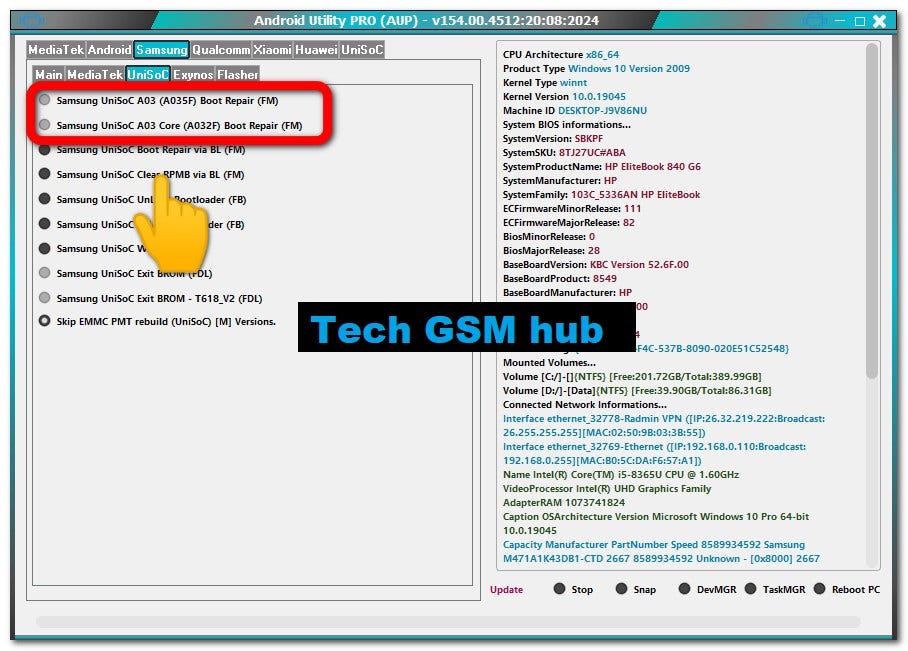 Android Utility Tool v154.00.45122024 — New Version by Tech GSM hub