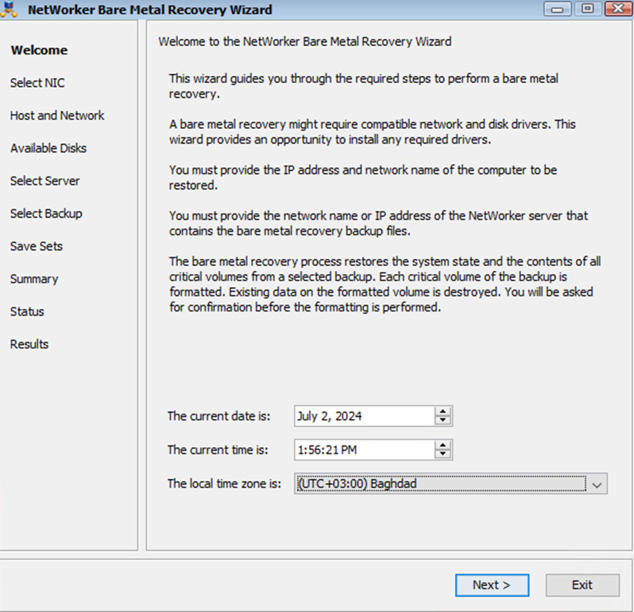 BMR Recovery Procedure with NetWorker | by Zehra Şahlanan | Medium