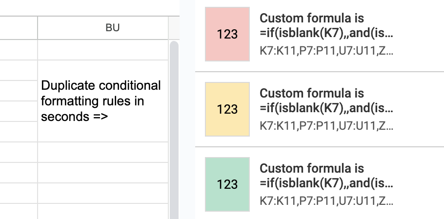 How to Duplicate Conditional Formatting Rules in Google Sheets ...
