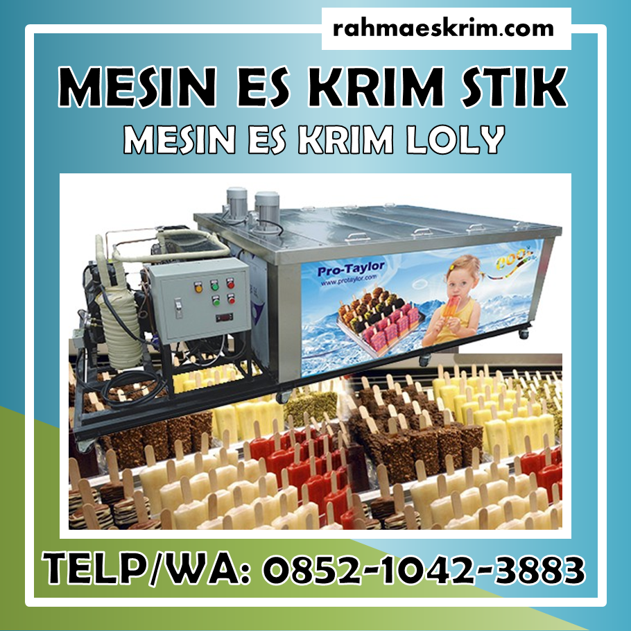 Mesin Es Krim Stik Telp/WA: 0852–1042–3883 Mesin Es Loli / Mesin Es Lolipop Jakarta