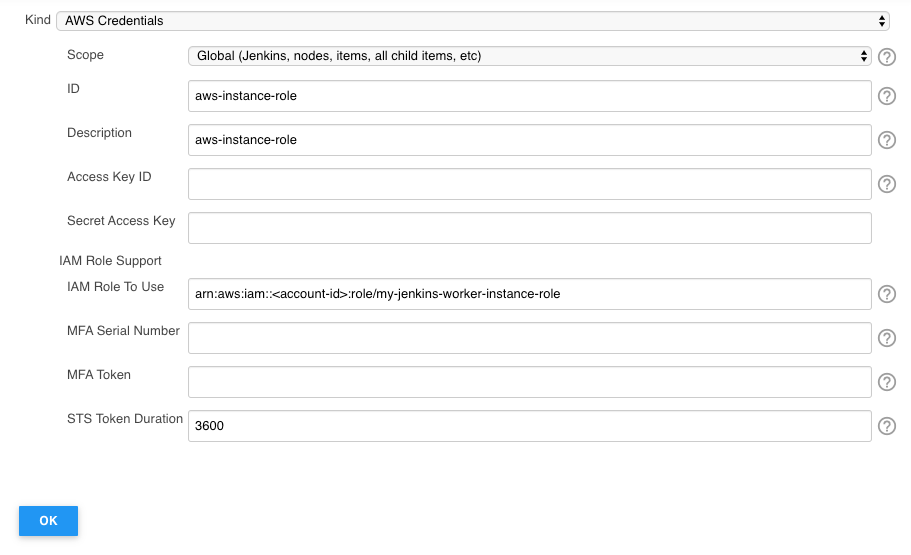 How to run Jenkins agents with crossaccount ECR images using instance