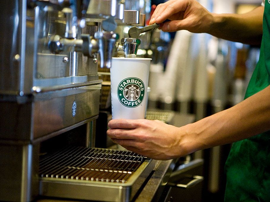 Americano Misto: Starbucks Coffee Company