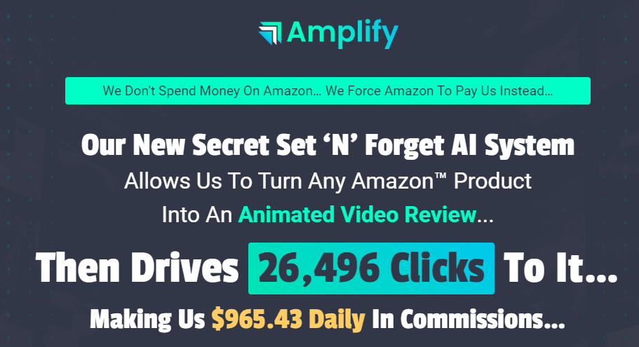 Amplify Review: Instantly Convert  Product Links into Engaging Review  Videos with Amplify.