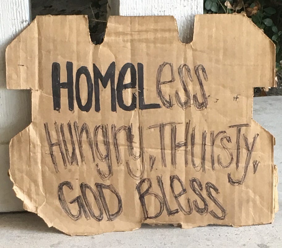 Homeless Hungry and Sad. For some time, I've been curious about… | by  Jolene Polyack | Medium