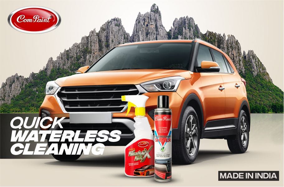 HOW TO CLEAN YOUR CAR WITHOUT WATER? by ComPaint Medium