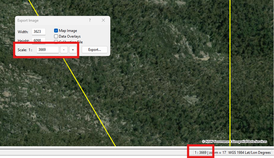 Export Image in ExpertGPS