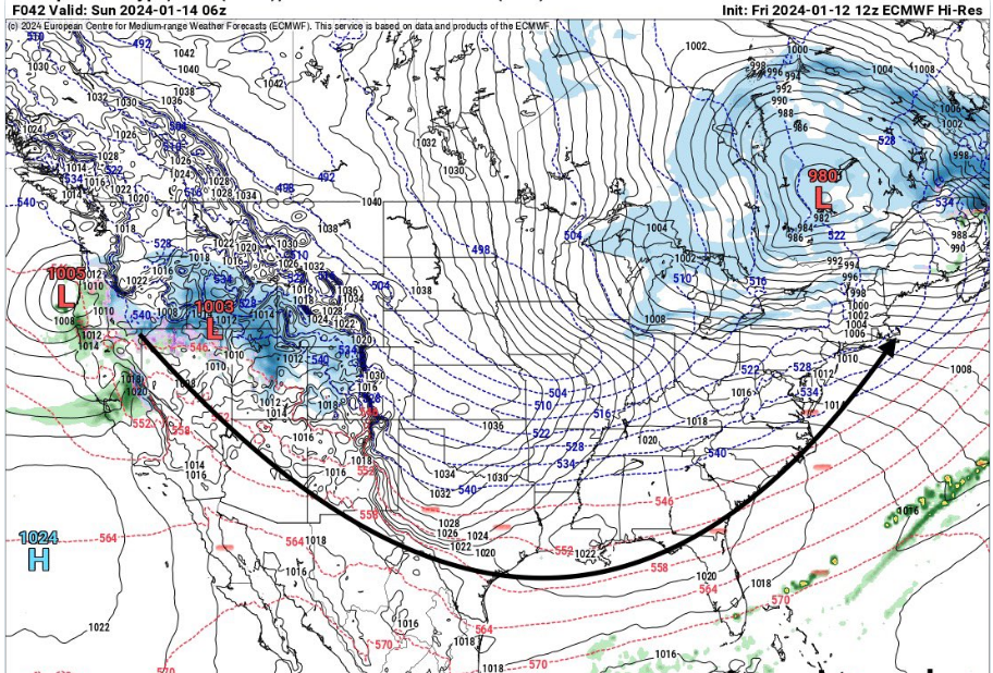 Next big weather system