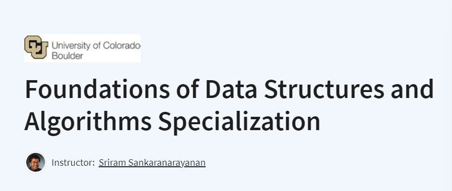 Foundations of Data Structures and Algorithms Specialization | by ...