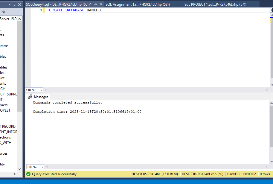 Building a Comprehensive Bank Database: A Step-by-Step Guide with 20 ...