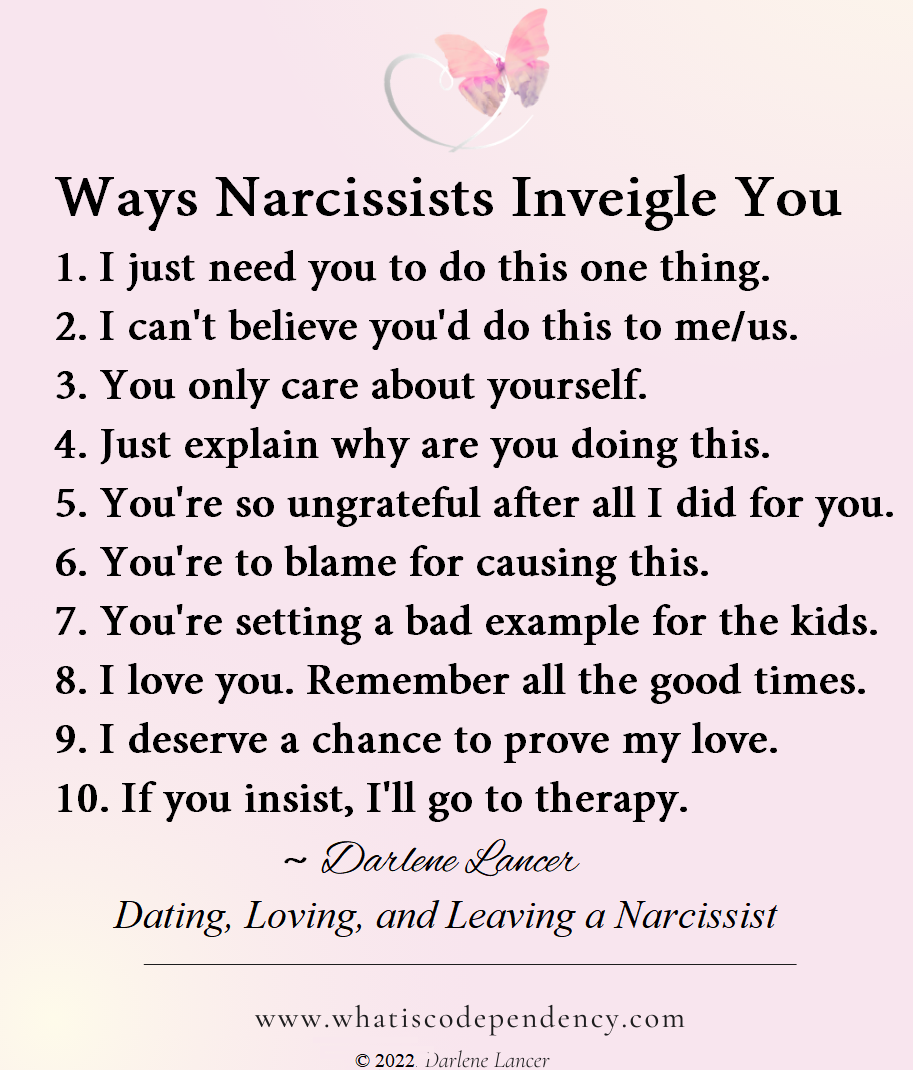 Narcissists' Persuasive Tactics. A breakup with a narcissist might not… |  by Darlene Lancer | Narcissism and Abusive Relationships | Medium