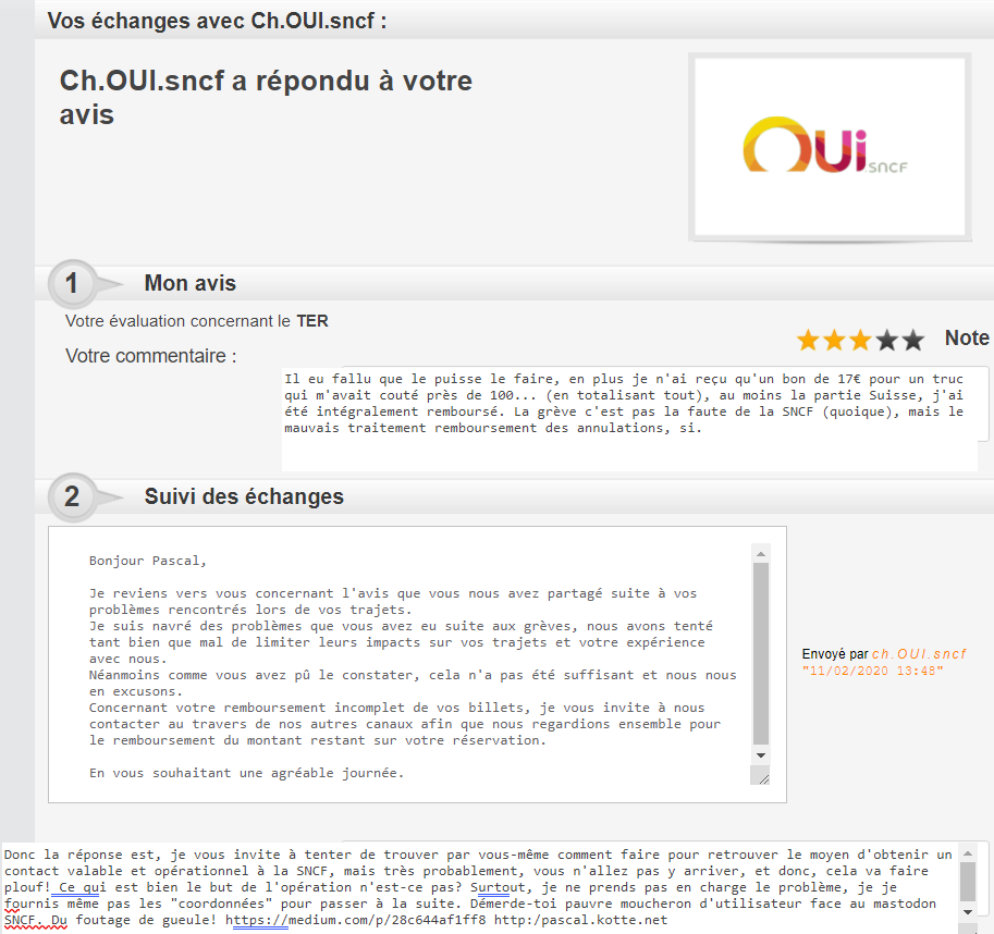 SNCF, ouigo, inoui, oui, Transilien, Thalys, Eurostar, et puis quoi encore?