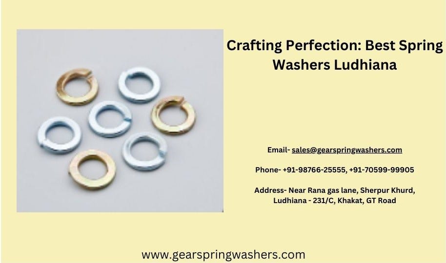 TopTier Spring Washers Now in Ludhiana! by Leading the Pack The