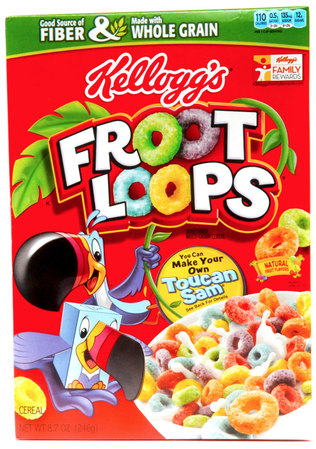 Kellogg's Cereal Froot Loops, 246g