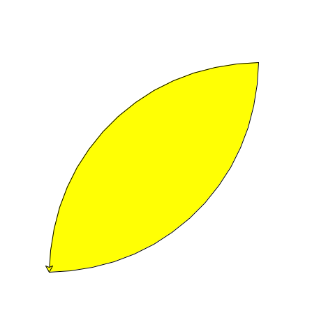 How To Draw A Leaf In Python