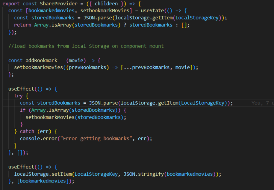 How I used a useContext Hook to create a Bookmark feature in a MERN ...