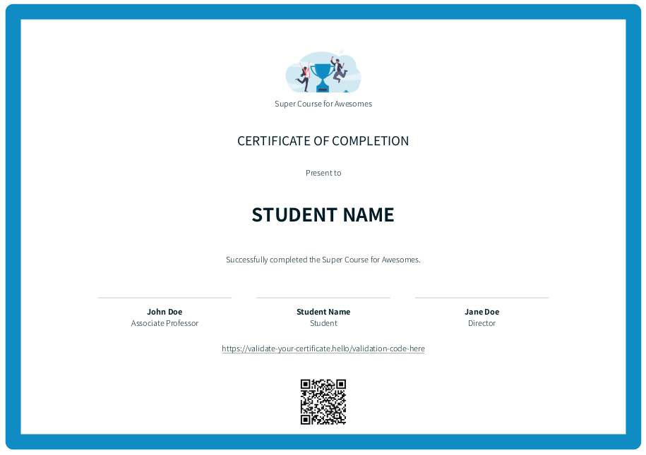 certificate template pdf