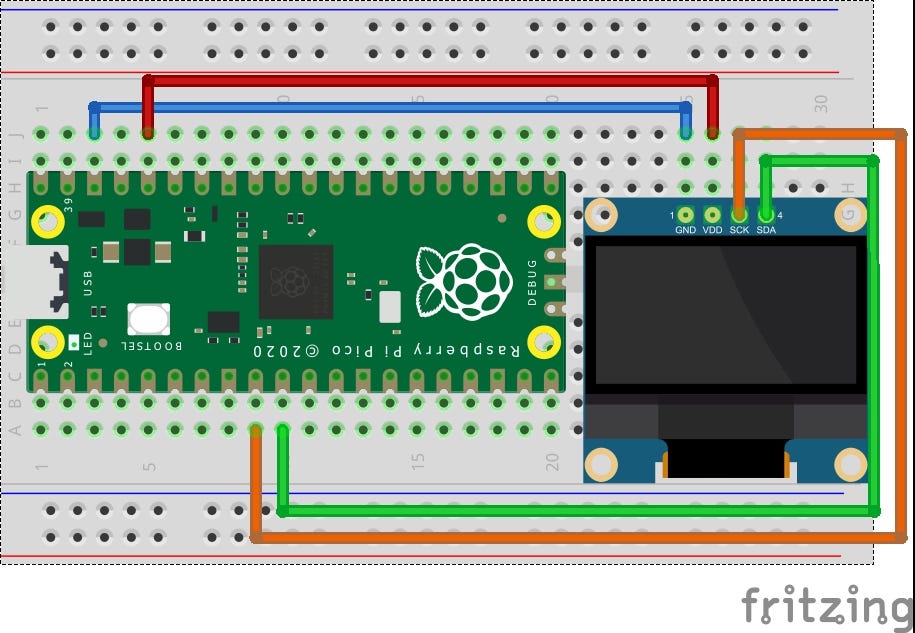 How to Use an SSD1306 OLED Display With Raspberry Pi Pico