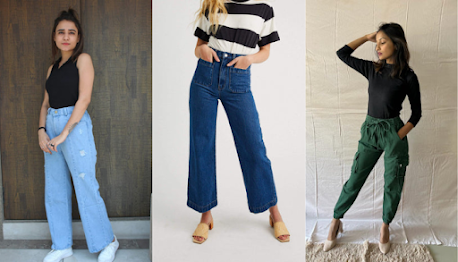 Buy DISTRESSED & CUT-OUT FRONT BLUE MOM JEANS for Women Online in India