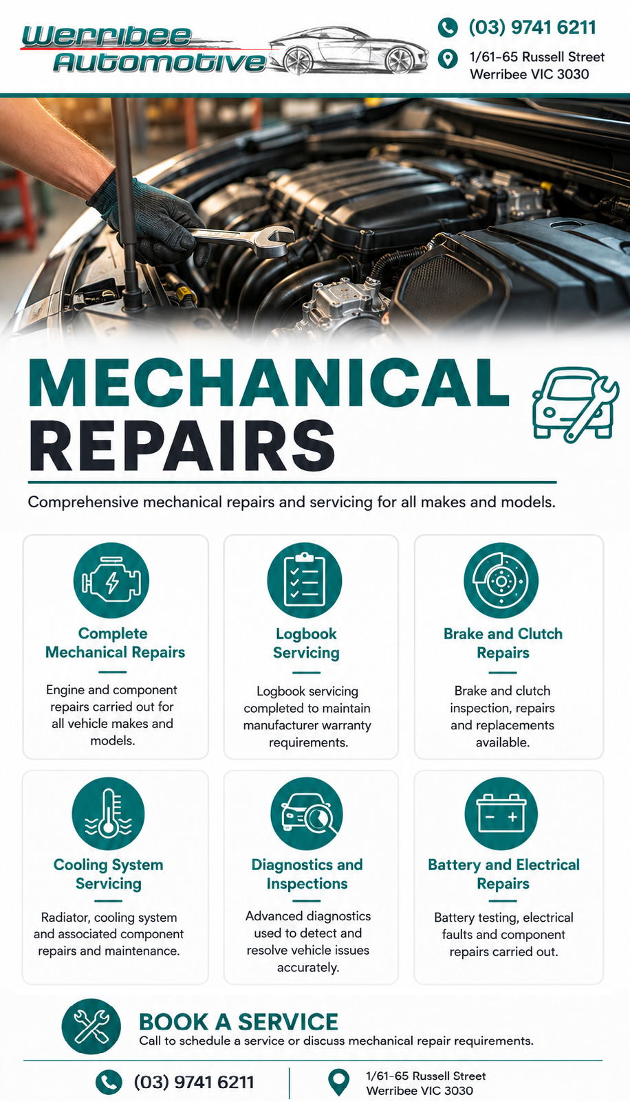 Mechanical Repairs Werribee | Werribee Automotive