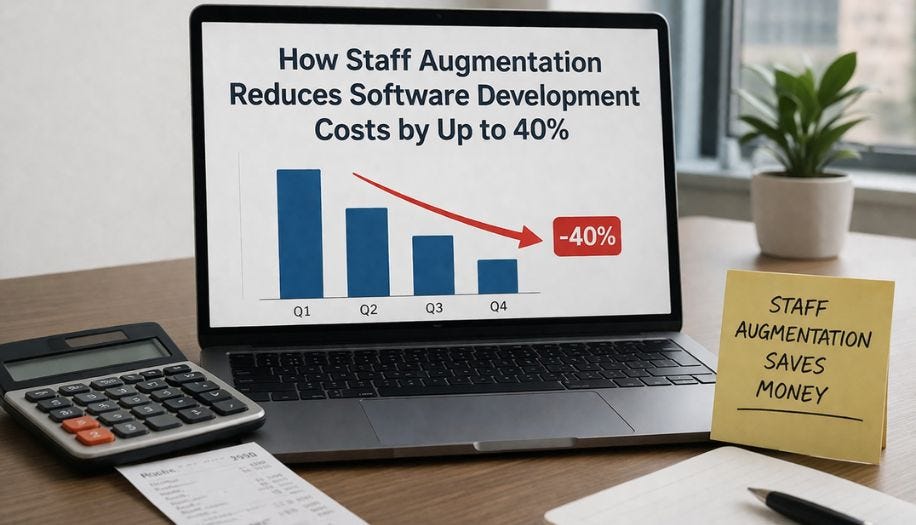 How Staff Augmentation Reduces Software Development Costs by Up to 40%