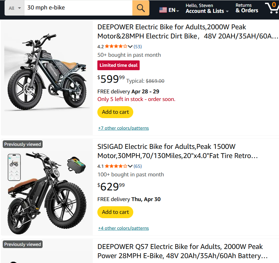 Drawing the Line Between Bicycles and Mopeds