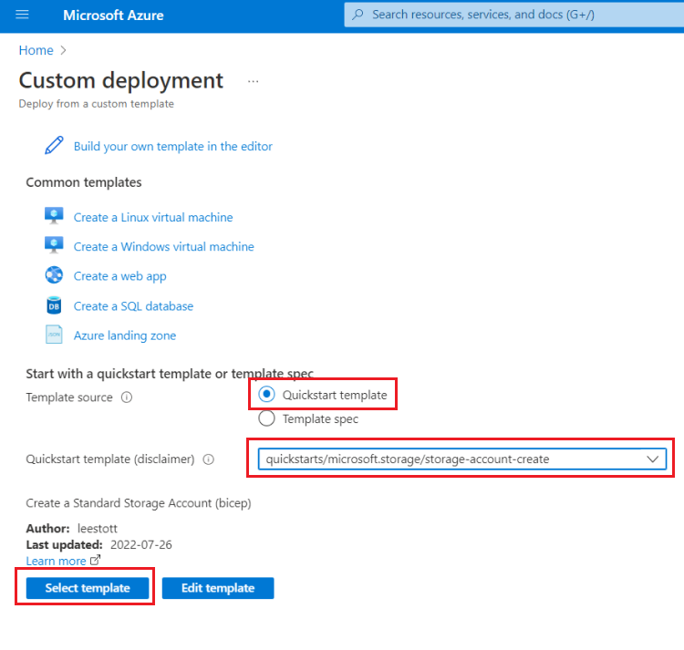 How to spin up a Virtual machine in Azure in less than 5 minutes using a custom template