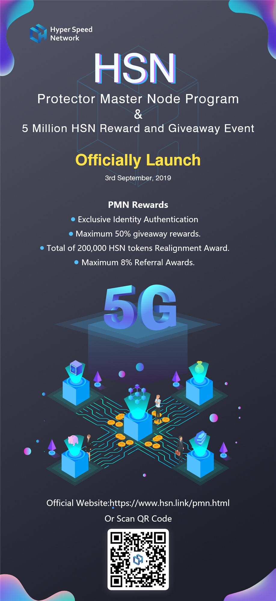 HSN Officially Launches the PMN Program Globally and HSN Wallet Quick