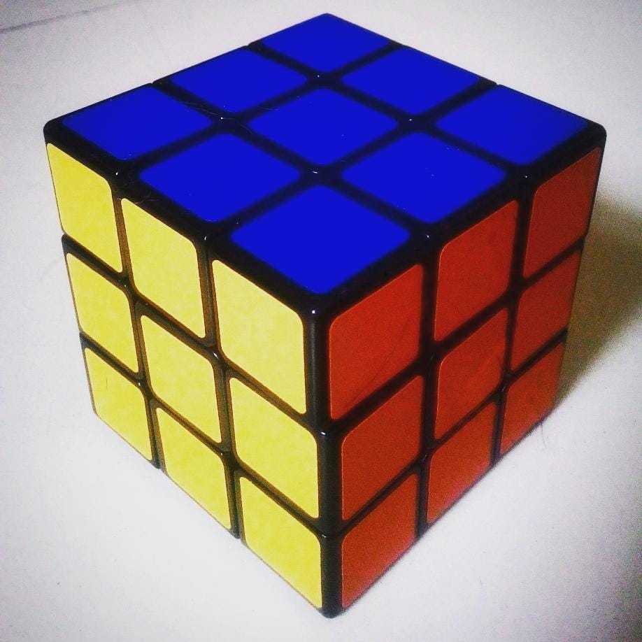 Como montar o cubo mágico 2x2. Método básico. 