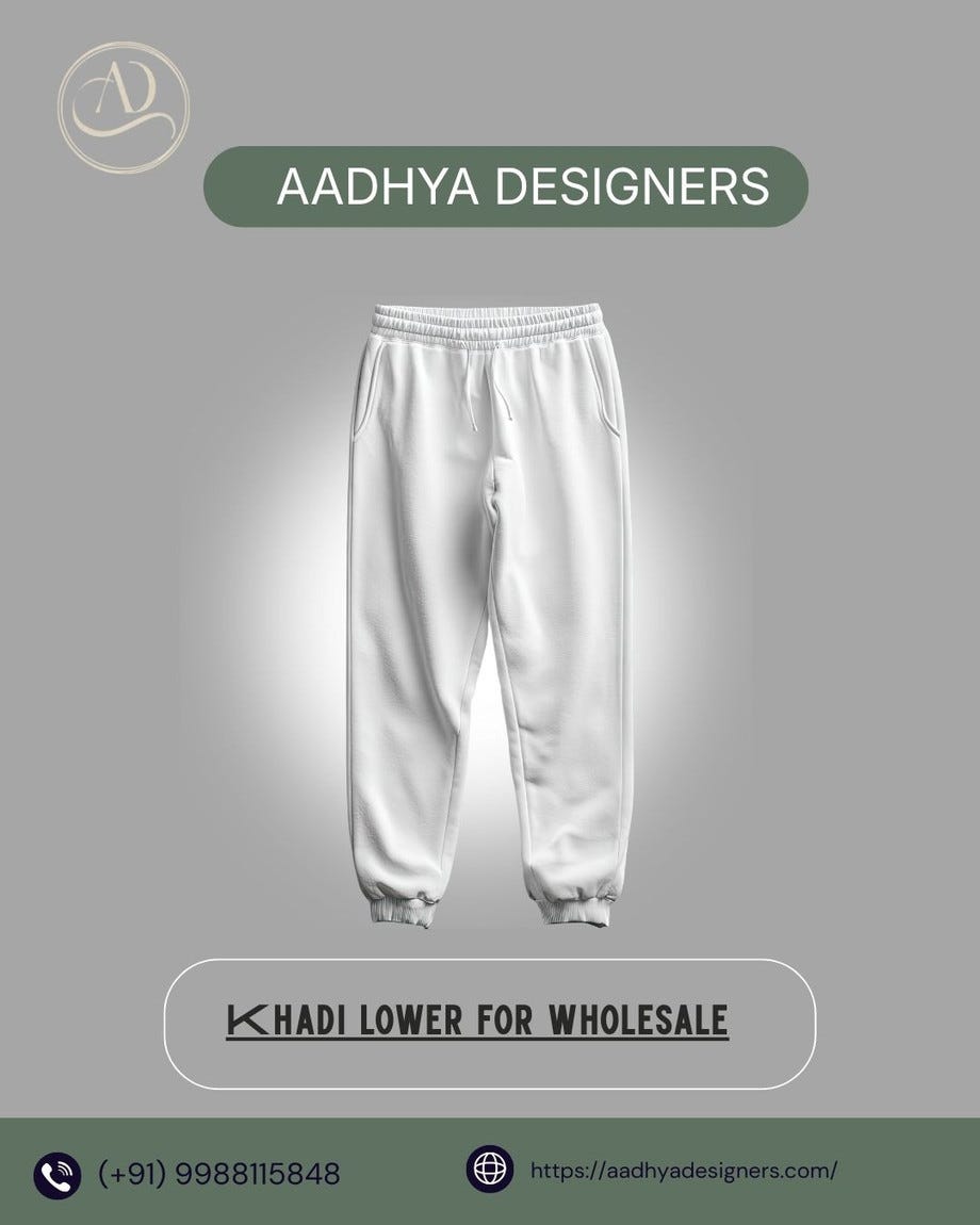 Khadi Lower for Wholesale — Premium Quality Ethnic Bottom Wear for Retailers & Bulk Buyers
