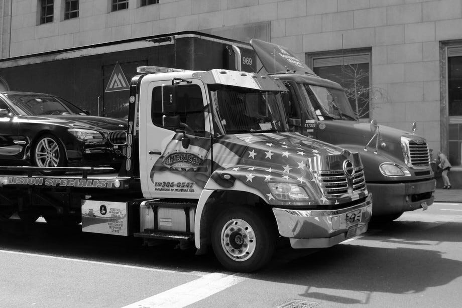 Military status verification for tow operators by servicememberd medium