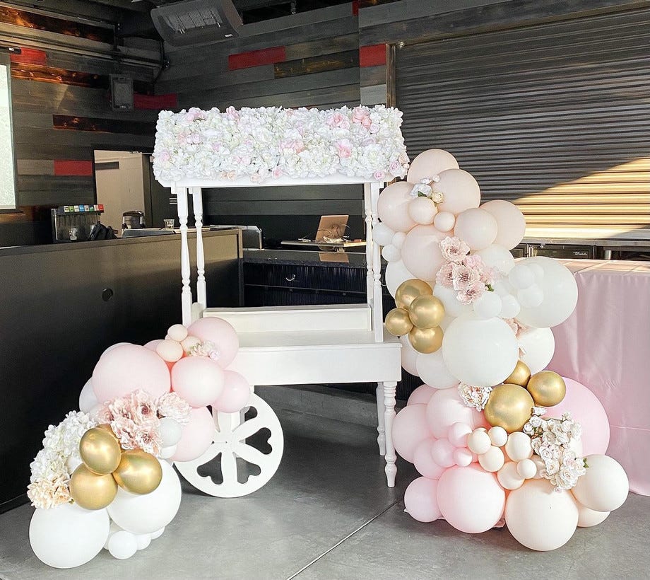 Candy Cart Balloon Decor: Adding Sweetness and Elegance to Your Event, by  Moonandblooms