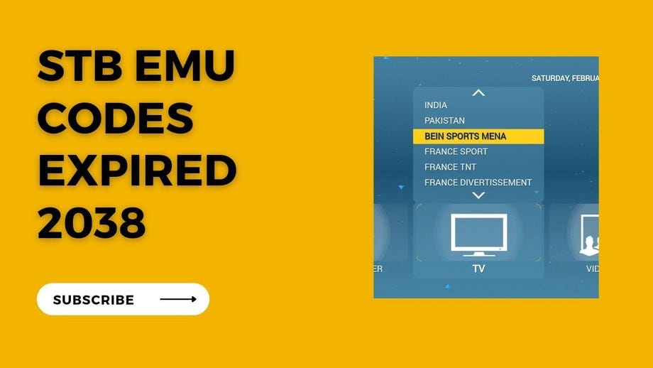 STB Codes with unlimited expiration