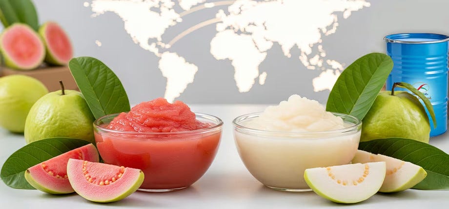 From Tropical Orchards to Global Innovation: The Rising Demand for Pink & White Guava Puree/Pulp