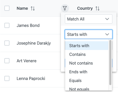 Working with beautiful PrimeNG data table Filter menu | by Coding In depth  | Level Up Coding