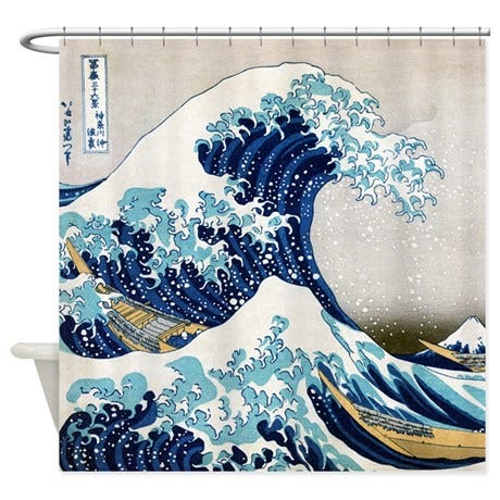 DEATHNYC `Kate in Hokusai` COA付きポスター KAWS 奈良美智 草間彌生 Katsushika Hokusai - Linda Hall Library