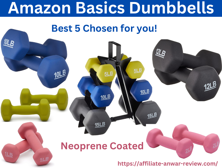 Amazon Basics Dumbbells Best 5 Chosen for you! by Affiliateanwarcb