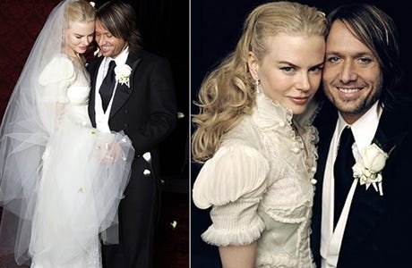 Dita Von Teese's Wedding Dress, 2005  Unusual wedding dresses, Celebrity wedding  dresses, Purple wedding dress