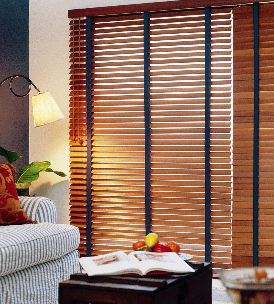 wooden blinds