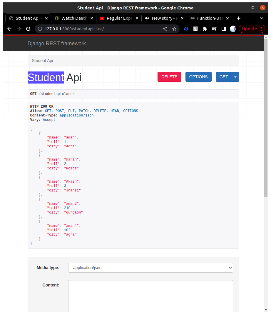 ClassBased API View in DRF. In continuation to the previous article