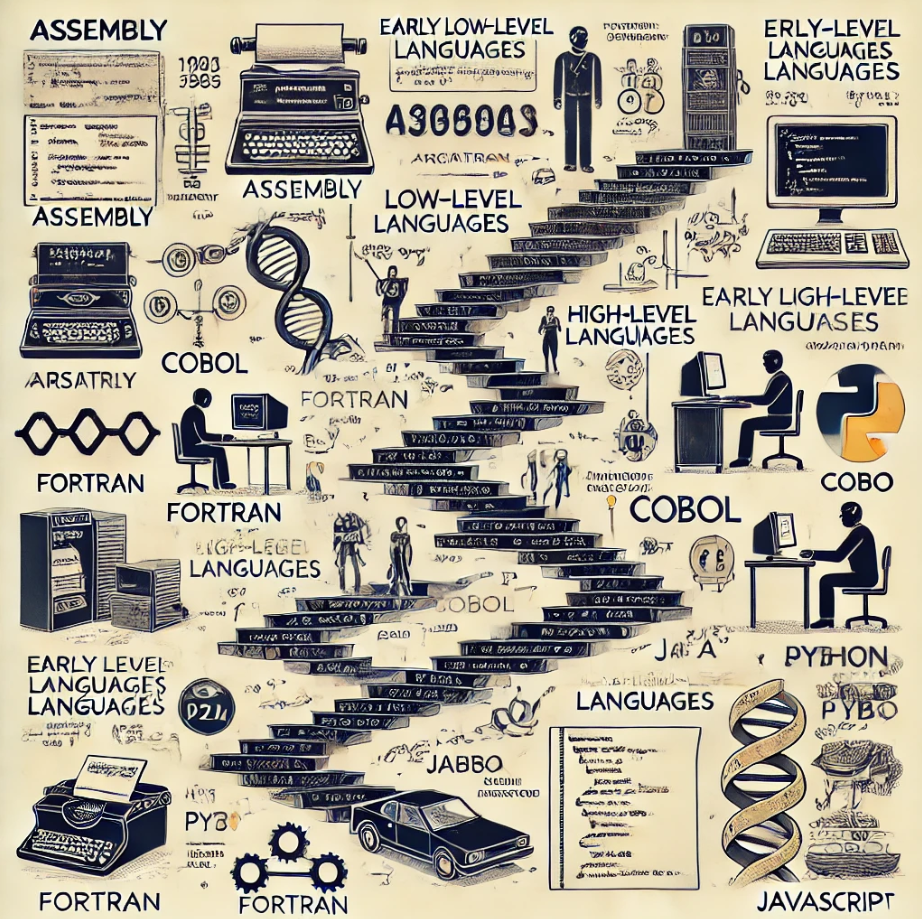 ترتيب لغات البرمجة تاريخيًا