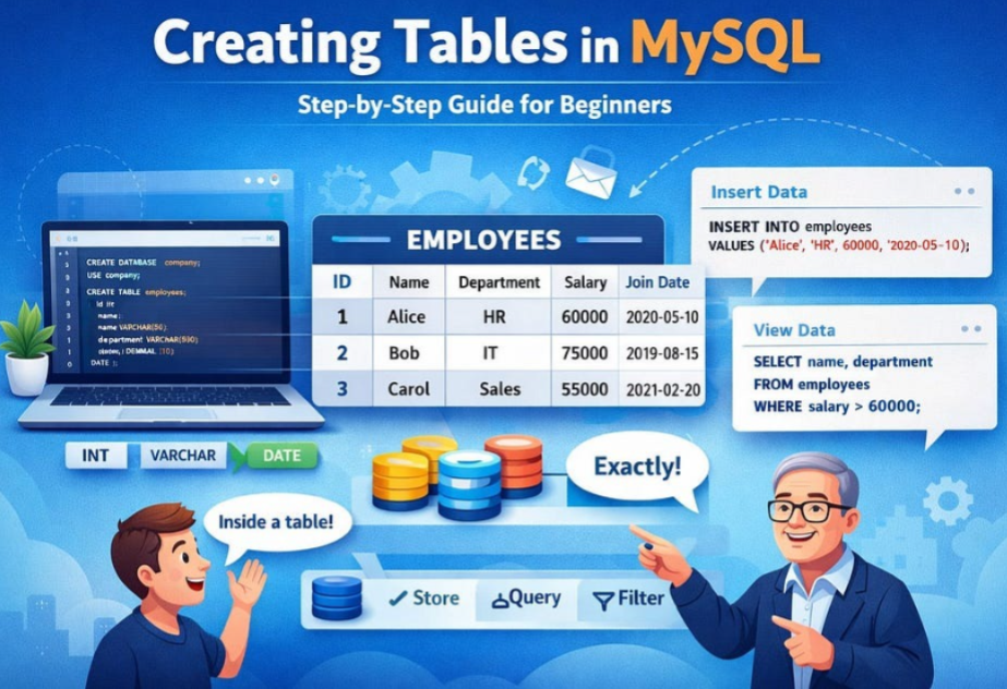 How to Create Table in SQL. Learn how to create a database and… | by ...